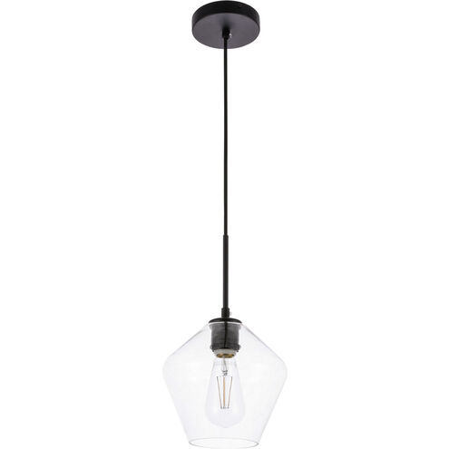 Rochester 1 Light 8 inch Black Pendant Ceiling Light