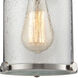 Pittsburgh 1 Light 8 inch Satin Nickel Mini Pendant Ceiling Light