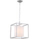 Franklin 1 Light 12 inch Vintage Silver Pendant Ceiling Light