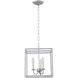 Oyster Bay 3 Light 12 inch Vintage Silver Pendant Ceiling Light