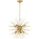 Esopus 8 Light 20 inch Brass Pendant Ceiling Light