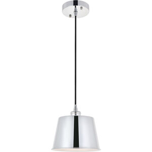 Dickinson 1 Light 7.9 inch Chrome Pendant Ceiling Light