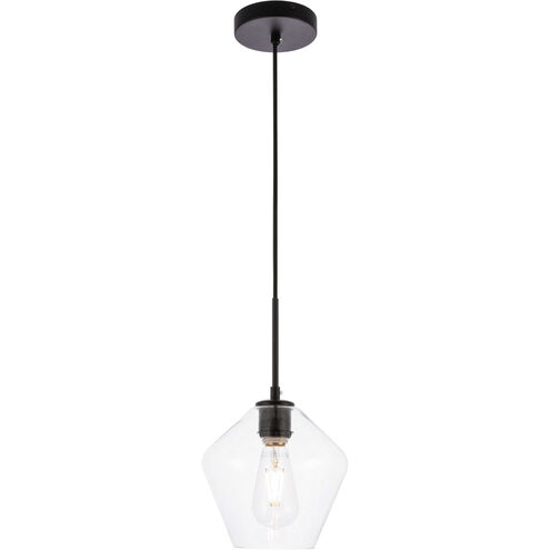 Rochester 1 Light 8 inch Black Pendant Ceiling Light