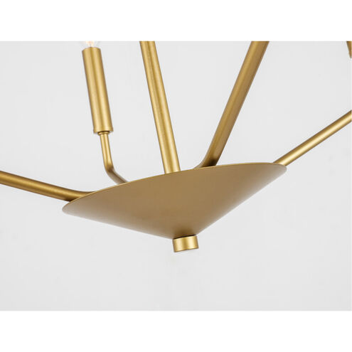 Geneseo 4 Light 18 inch Brass Pendant Ceiling Light