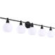 Syracuse 5 Light 47 inch Black Wall sconce Wall Light