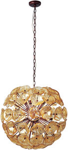 Dunmore 20 Light 23 inch Bronze Single Pendant Ceiling Light