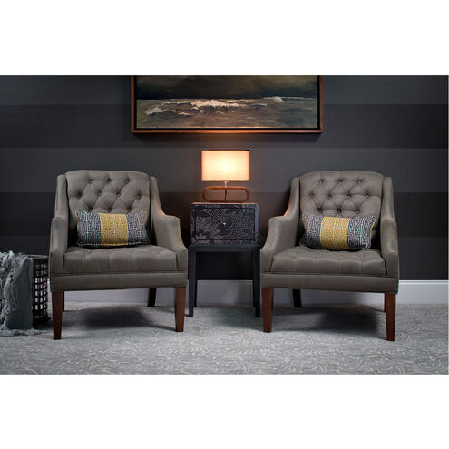 Millvale 12 inch 60 watt Bennford Natural Stain Table Lamp Portable Light