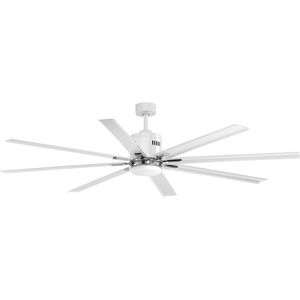Jackson 72 inch White Ceiling Fan, Progress LED