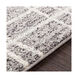 Chestnuthill 90 X 63 inch Medium Gray/Light Gray/Black/White Rugs, Rectangle