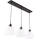 Genesee 3 Light 11 inch Black Pendant Ceiling Light