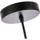 Menallen 1 Light 8 inch Black Pendant Ceiling Light