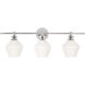 Rochester 3 Light 28 inch Chrome Wall sconce Wall Light