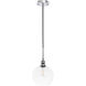 Rensselaer 1 Light 8 inch Chrome Pendant Ceiling Light