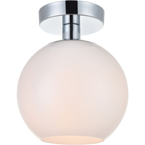 Huntington 1 Light 8 inch Chrome Flush Mount Ceiling Light