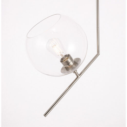 Monroe 1 Light 10 inch Chrome Pendant Ceiling Light