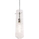 Montauk 1 Light 5 inch Satin Nickel Pendant Ceiling Light in Clear Glass