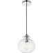 Gwynedd 1 Light 8 inch Chrome Pendant Ceiling Light