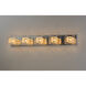 Westbury 5 Light 39 inch Polished Chrome Bath Vanity Light Wall Light