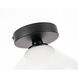 Rochester 1 Light 8 inch Black Flush Mount Ceiling Light