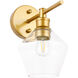 Rochester 1 Light 6 inch Brass Wall sconce Wall Light