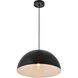 Scotland 1 Light 16 inch Black Pendant Ceiling Light