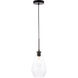 Rochester 1 Light 7 inch Black Pendant Ceiling Light