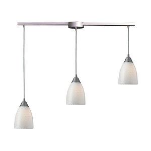 Perinton 3 Light 36 inch Satin Nickel Mini Pendant Ceiling Light