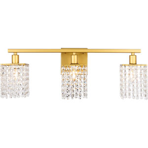 Adams 3 Light 24 inch Brass Wall sconce Wall Light