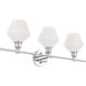 Rochester 3 Light 28 inch Chrome Wall sconce Wall Light