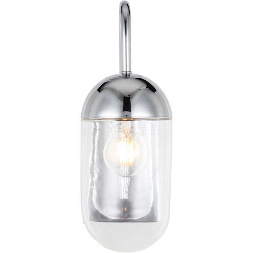 Malta 1 Light 4.8 inch Chrome Wall sconce Wall Light