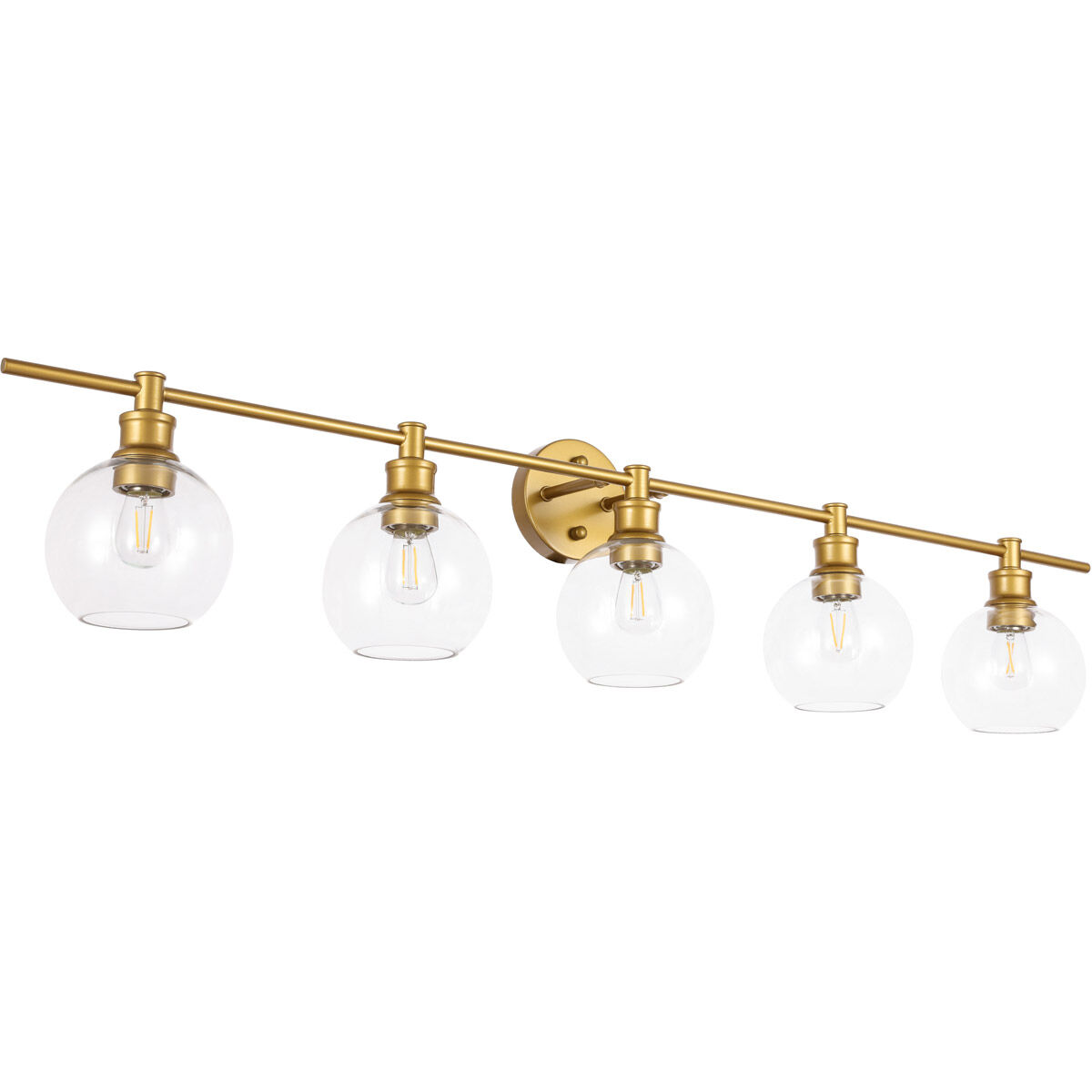 Syracuse 5 Light 47 inch Brass Wall sconce Wall Light