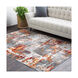 Milton 91 X 63 inch Orange Rug, Rectangle