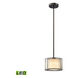 Collingdale LED 8 inch Tiffany Bronze Mini Pendant Ceiling Light