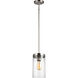 Reading 1 Light 6 inch Brushed Nickel Pendant Ceiling Light