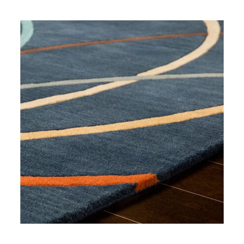 Philadelphia 180 X 144 inch Navy/Burnt Orange/Dark Red/Olive/Dark Brown/Teal Rugs, Rectangle