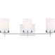 Reading 3 Light 24 inch Chrome Bath Vanity Wall Light