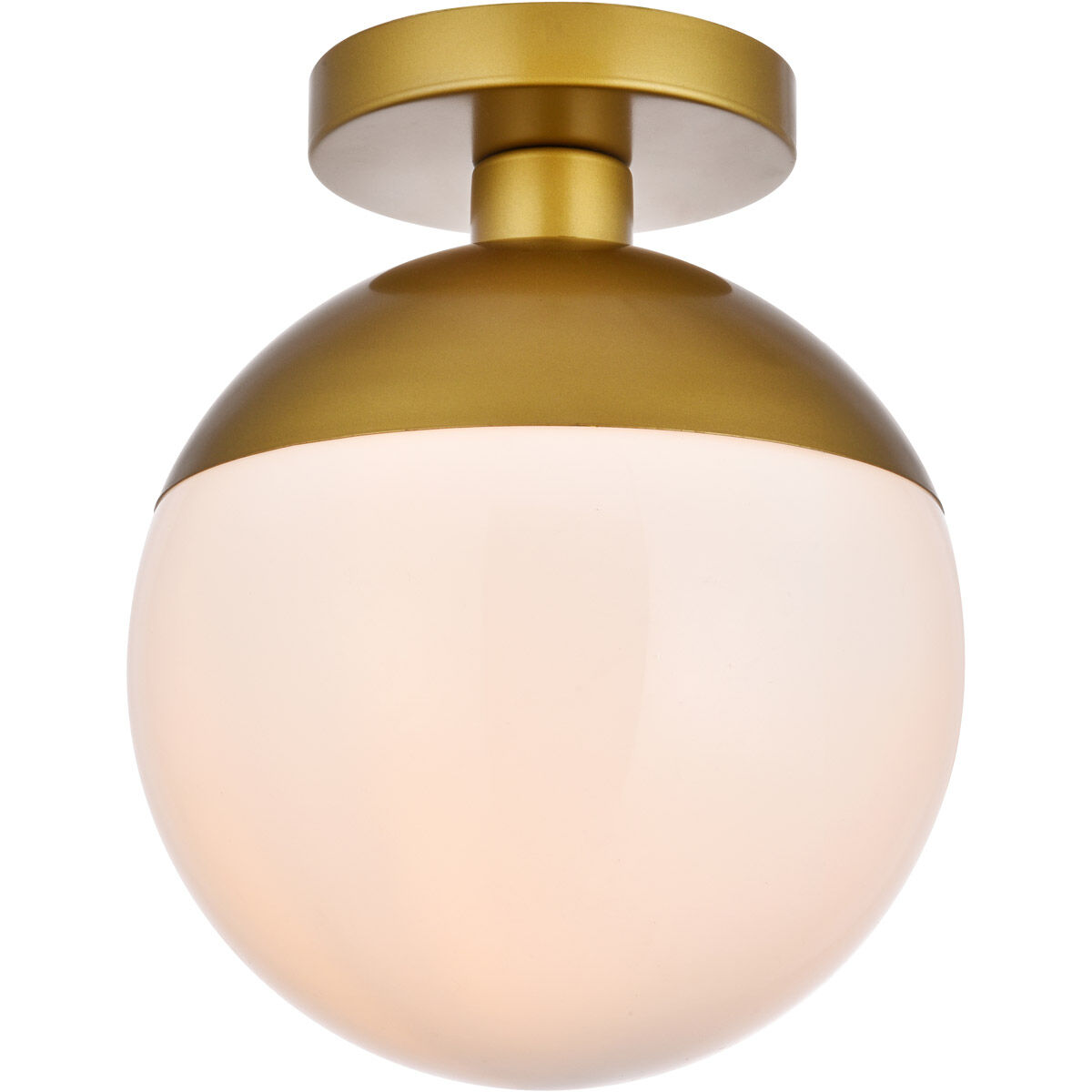 Oyster Bay 1 Light 10 inch Brass Flush Mount Ceiling Light