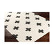 Susquehanna 90 X 60 inch Cream/Black Rugs, Rectangle