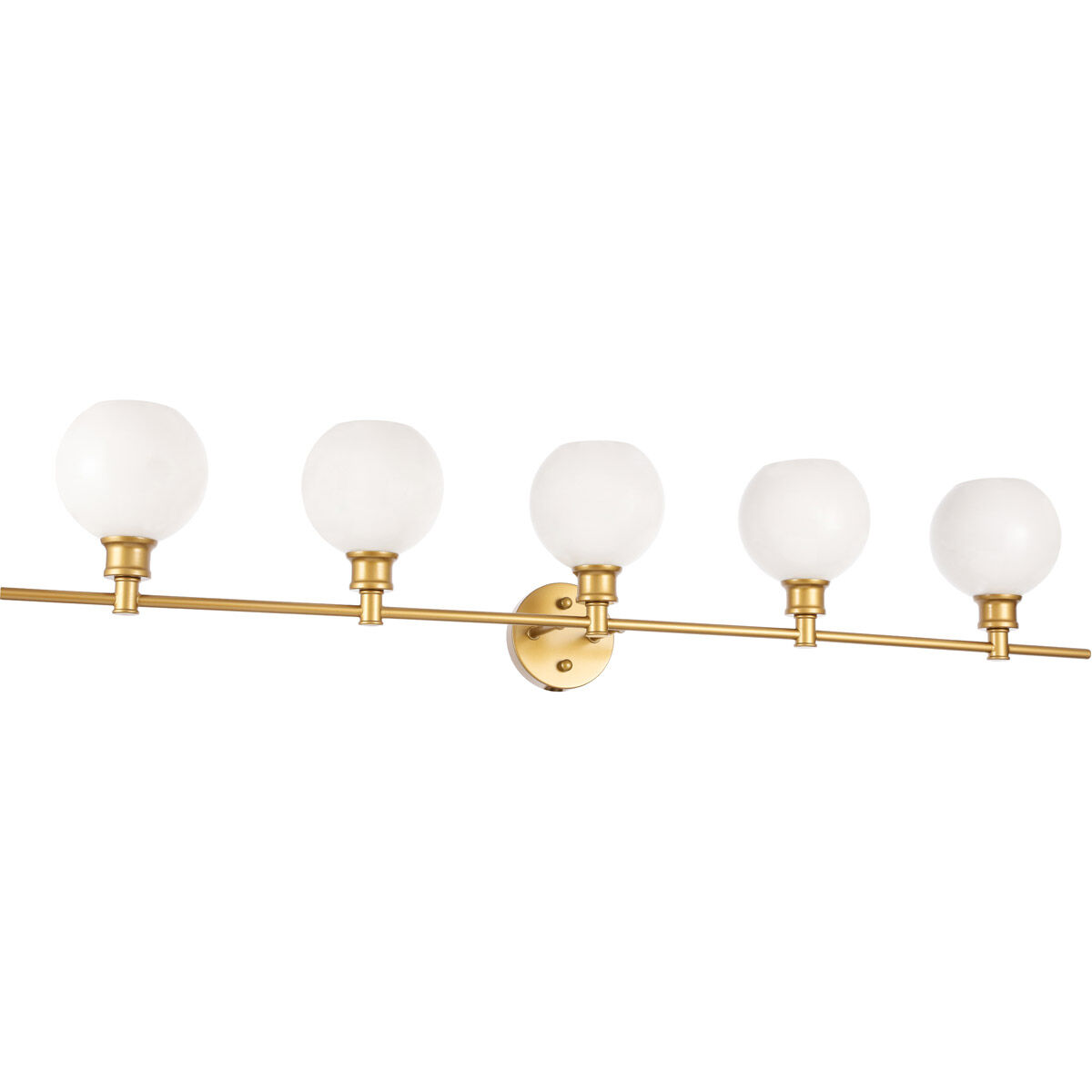 Syracuse 5 Light 47 inch Brass Wall sconce Wall Light