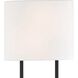 Pomfret Sconce Wall Light in Black