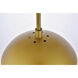 Oyster Bay 1 Light 8 inch Brass Pendant Ceiling Light