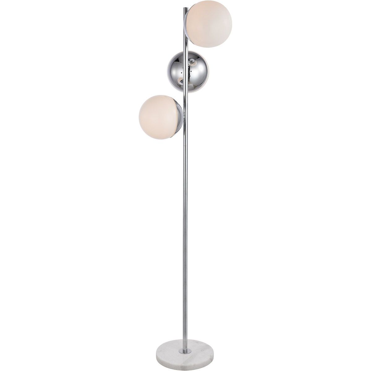 Oyster Bay 66 inch 40 watt Chrome Floor Lamp Portable Light