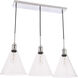 Meadville 3 Light 10 inch Chrome Pendant Ceiling Light