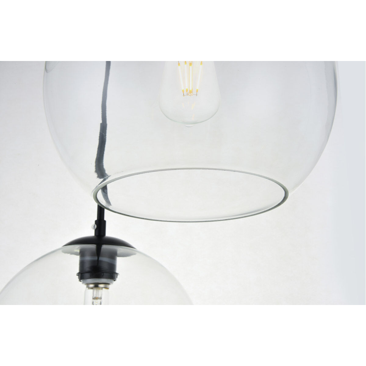 Huntington 3 Light 20.1 inch Black Pendant Ceiling Light