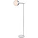 Oyster Bay 50.5 inch 40 watt Chrome Floor Lamp Portable Light