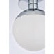 Oyster Bay 1 Light 8 inch Chrome Flush Mount Ceiling Light