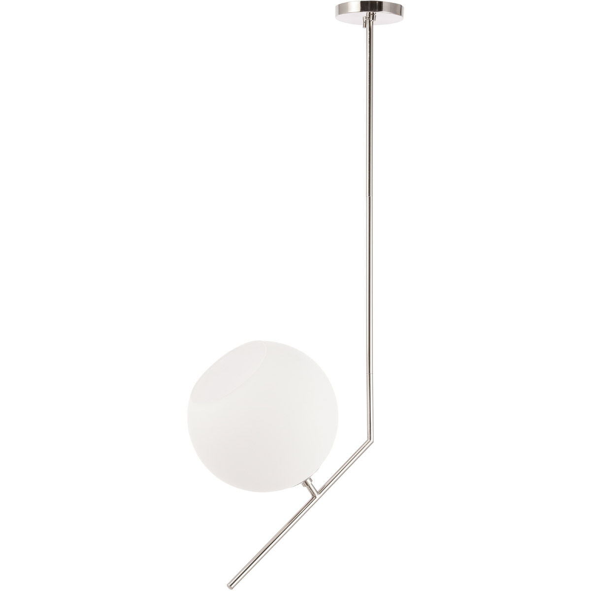 Monroe 1 Light 10 inch Chrome Pendant Ceiling Light