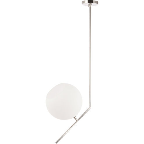 Monroe 1 Light 10 inch Chrome Pendant Ceiling Light