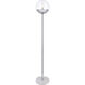 Oyster Bay 62 inch 40 watt Chrome Floor Lamp Portable Light