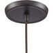 Yonkers 1 Light 6 inch Oil Rubbed Bronze Mini Pendant Ceiling Light